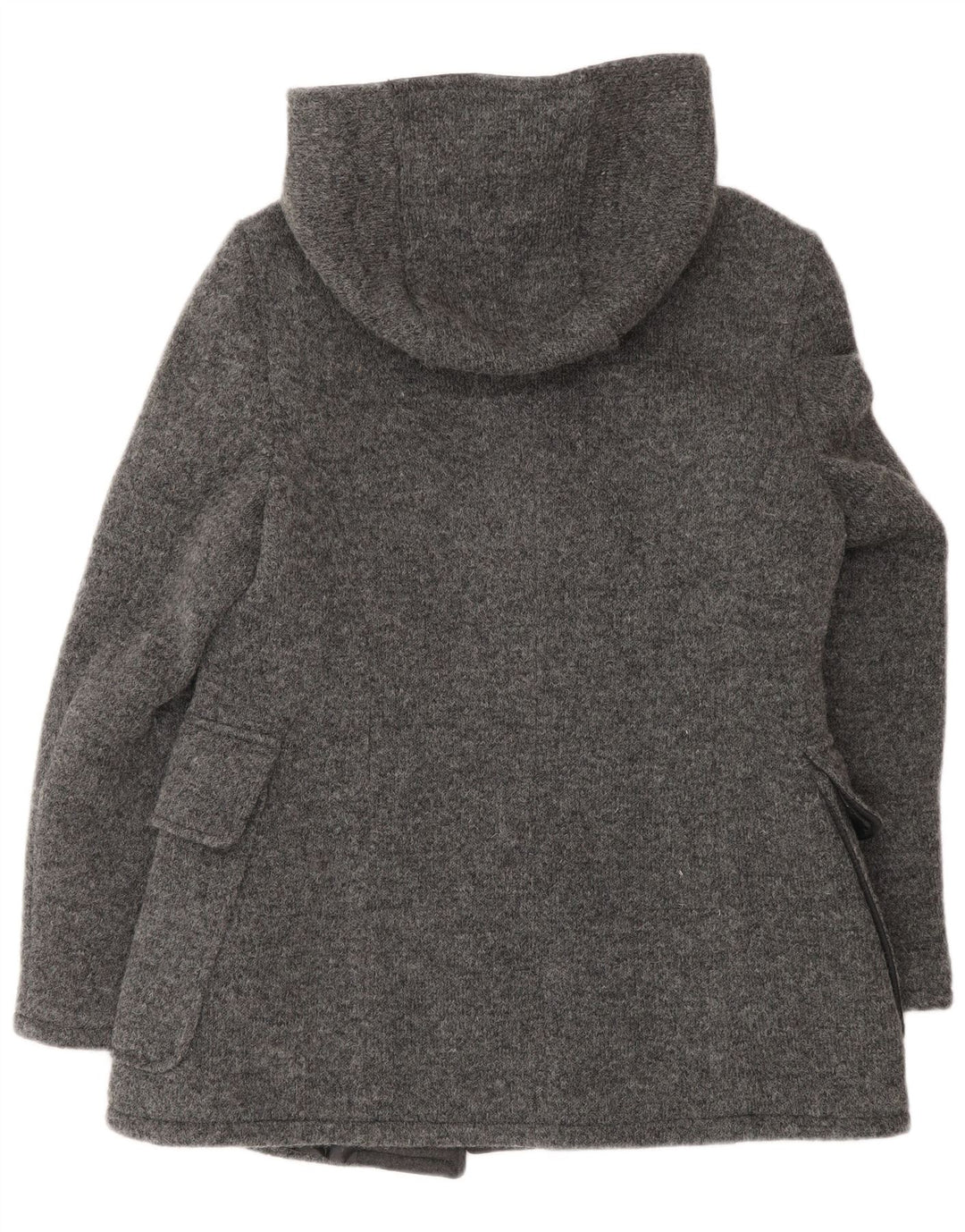 VINTAGE Manson cu glugă pentru femei IT 48 XL Lână gri