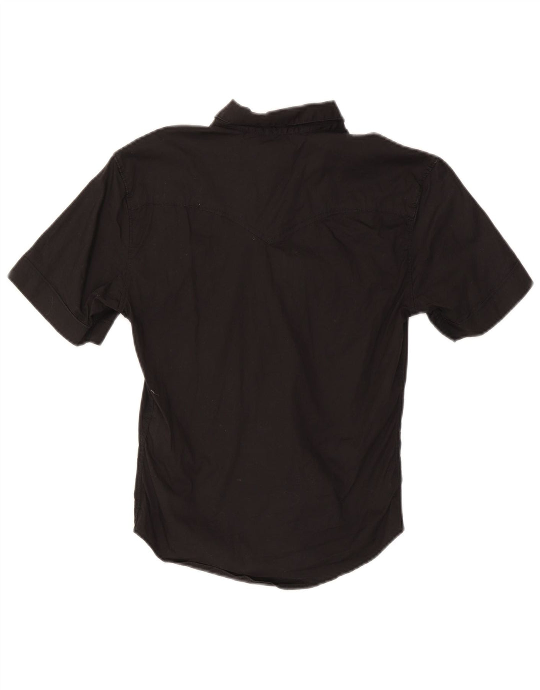 Cămașă Levi's Slim Fit cu mânecă scurtă, bumbac negru mic
