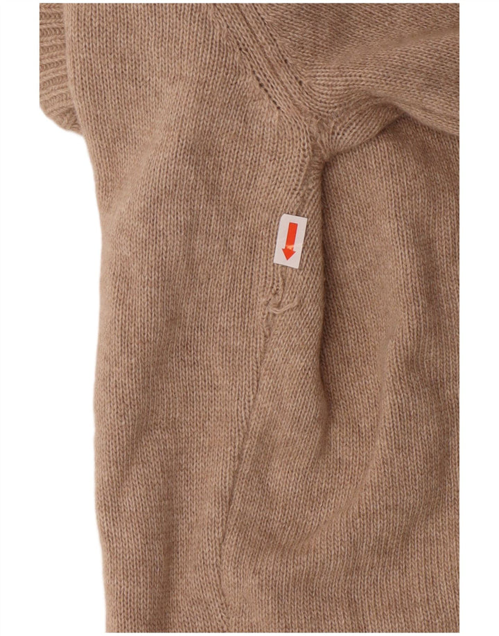 MASSIMO DUTTI Womens Jumper Dress UK 10 Small Beige