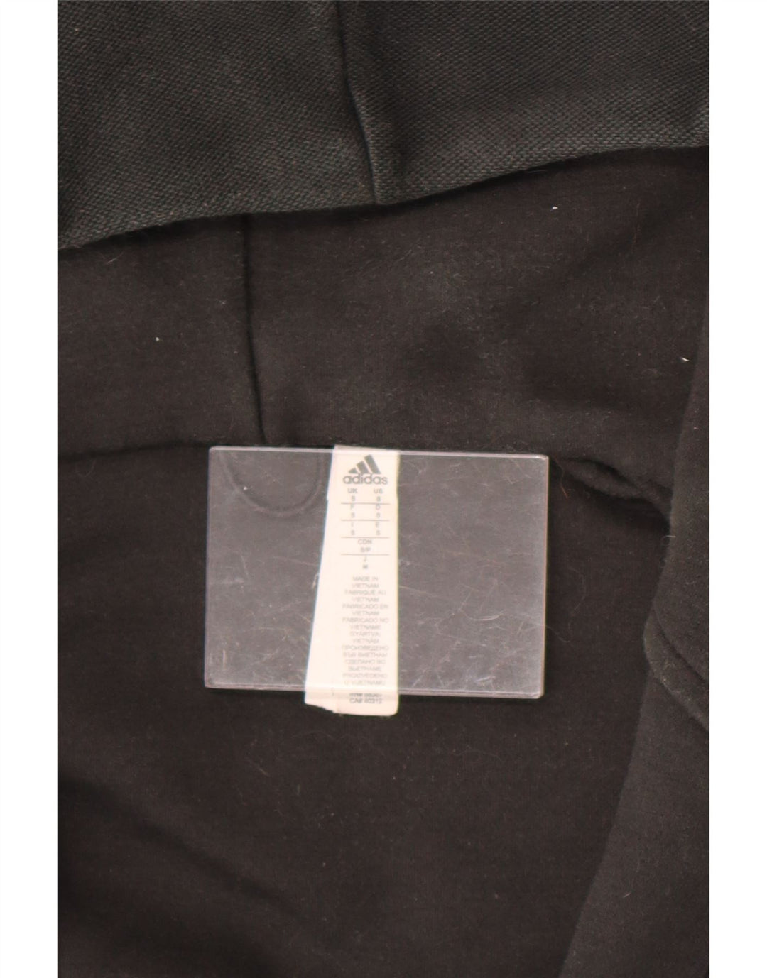 Pulover pentru bărbați Adidas Graphic, cu fermoar, poliester, negru