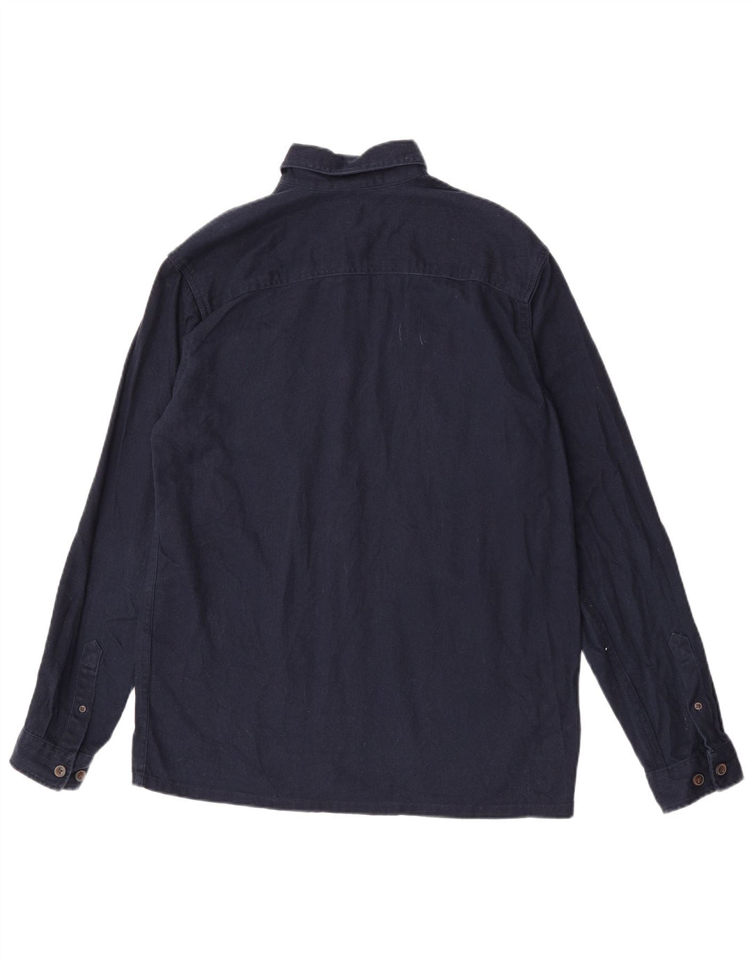 Cămașă Jack & Jones bărbătească din denim mic din bumbac bleumarin