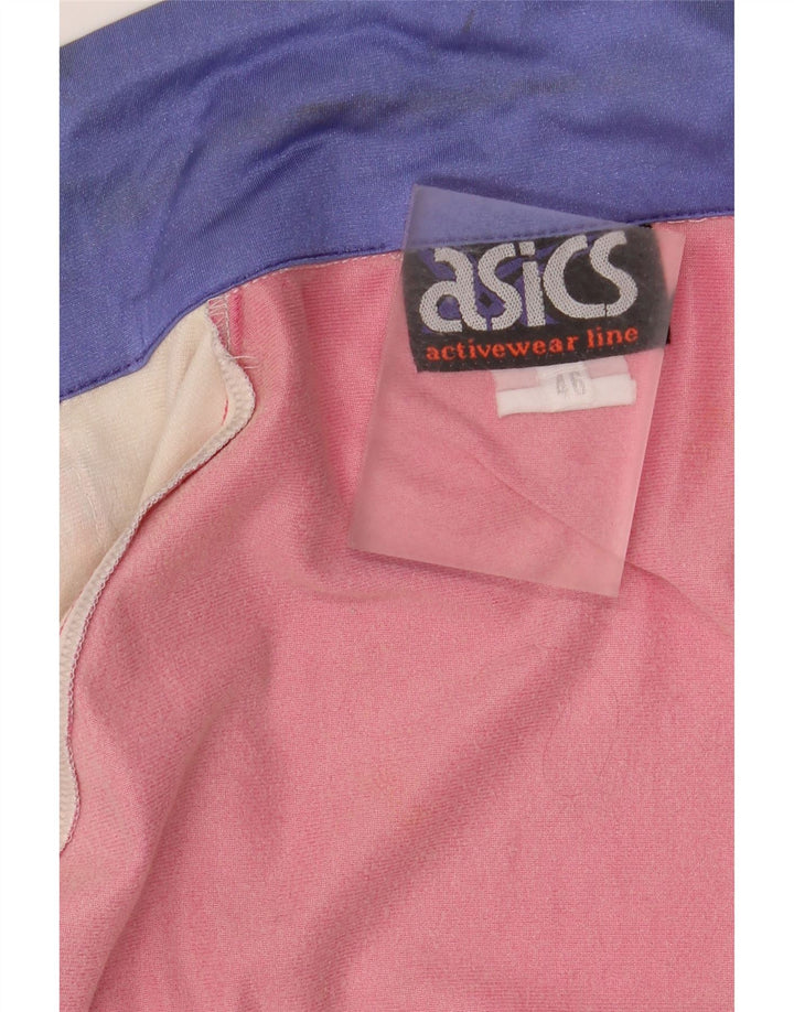 Jachetă de top pentru trening grafic ASICS pentru femei IT 46, mare, roz, colorblock