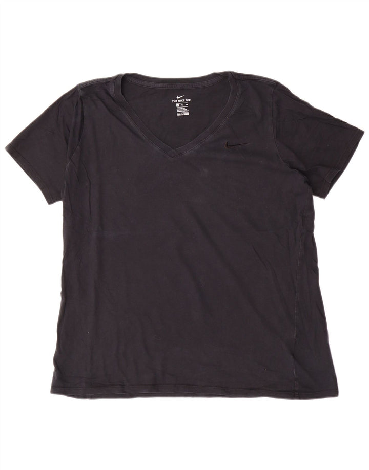 Tricou Nike pentru femei Athletic Cut Top UK 18 XL Bumbac negru