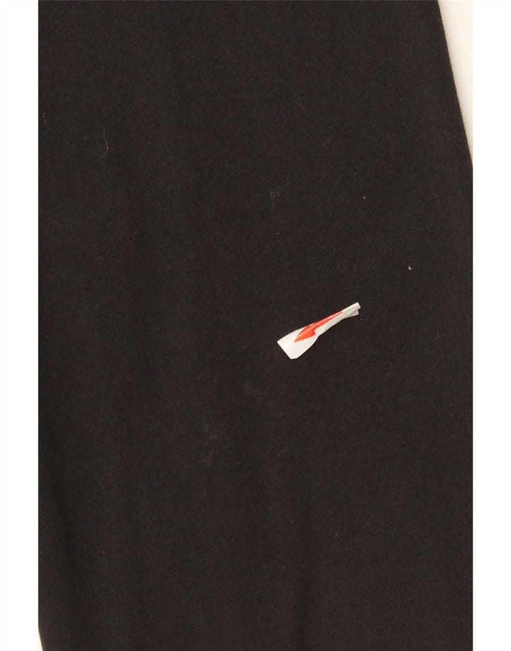 Leggings grafic Nike pentru femei UK 12, bumbac mediu negru