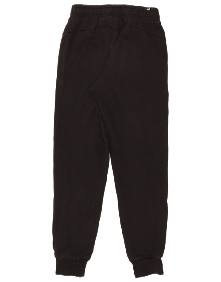Pantaloni de trening Puma pentru bărbați Joggeri mici din bumbac negru