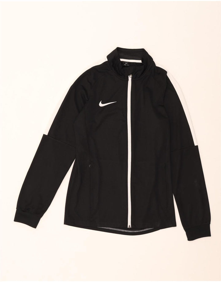 Jachetă de top pentru trening Nike Dri Fit pentru bărbați, negru, poliester color bloc