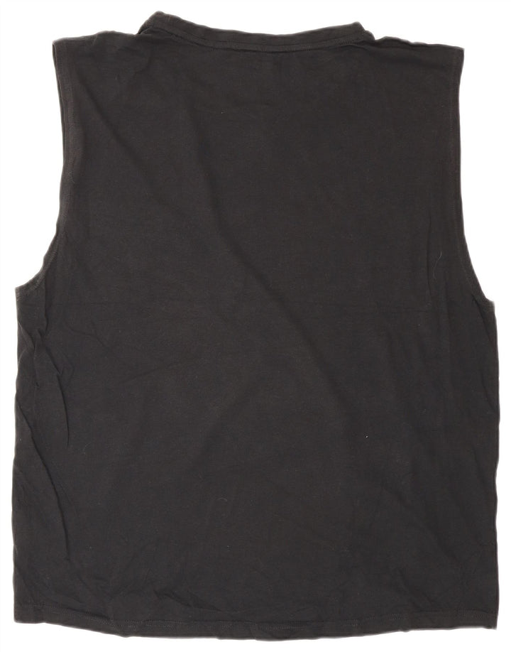 Vestă grafică pentru bărbați Mossimo, XL, bumbac negru