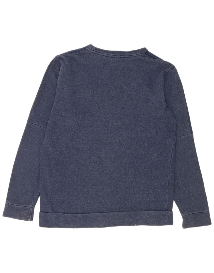 Hanorac pentru bărbați Adidas Jumper mediu din bumbac bleumarin