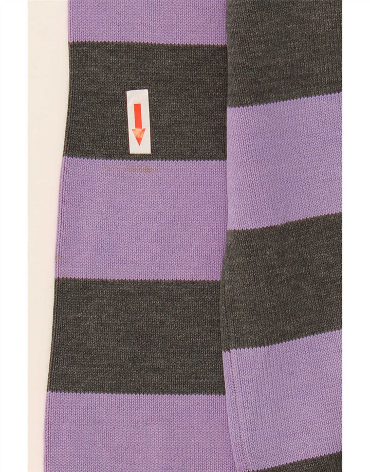 Jack & Jones Pulover cu decolteu în V pentru bărbați, în dungi violet mediu