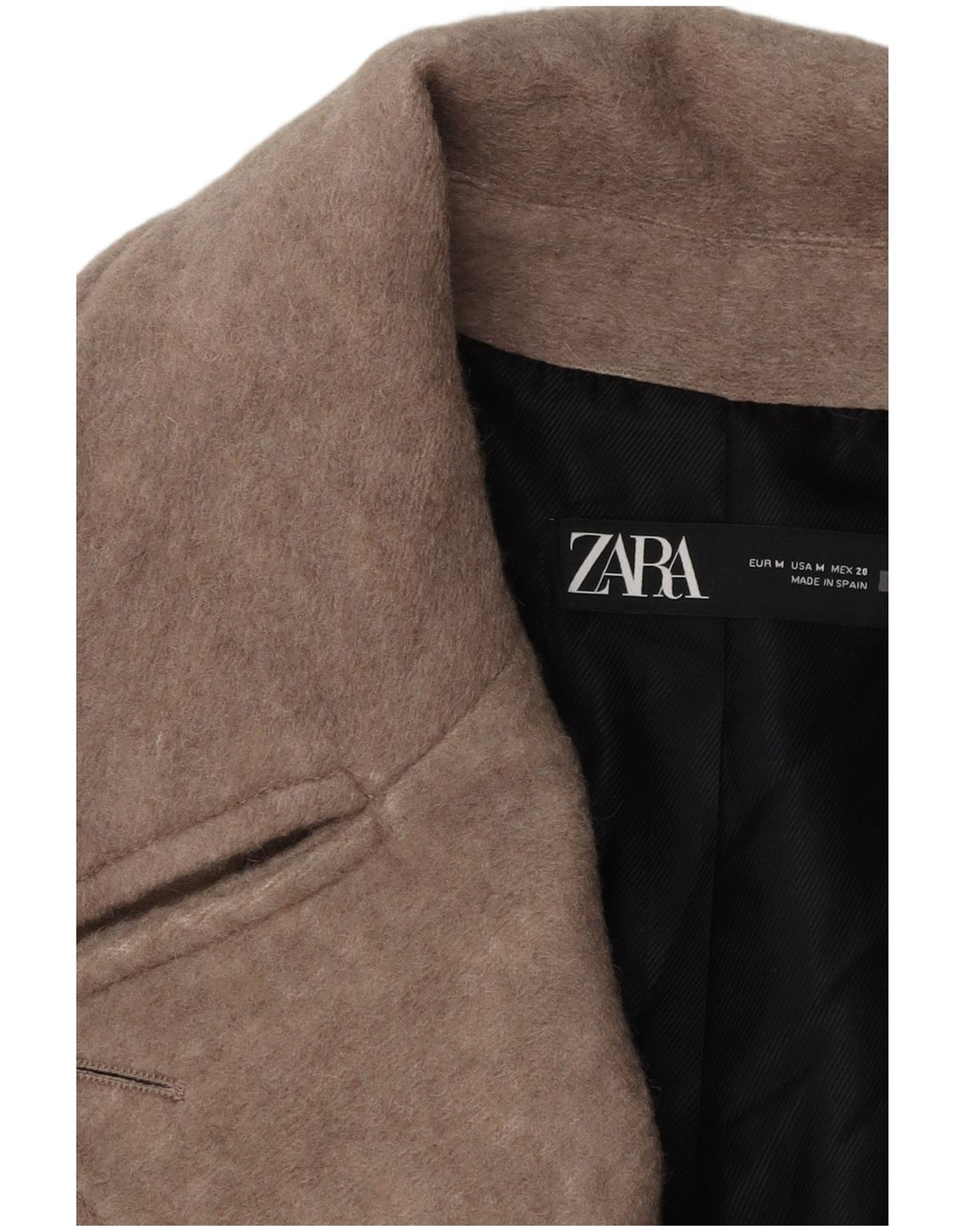 Palton supradimensionat pentru femei ZARA UK 14 gri mediu