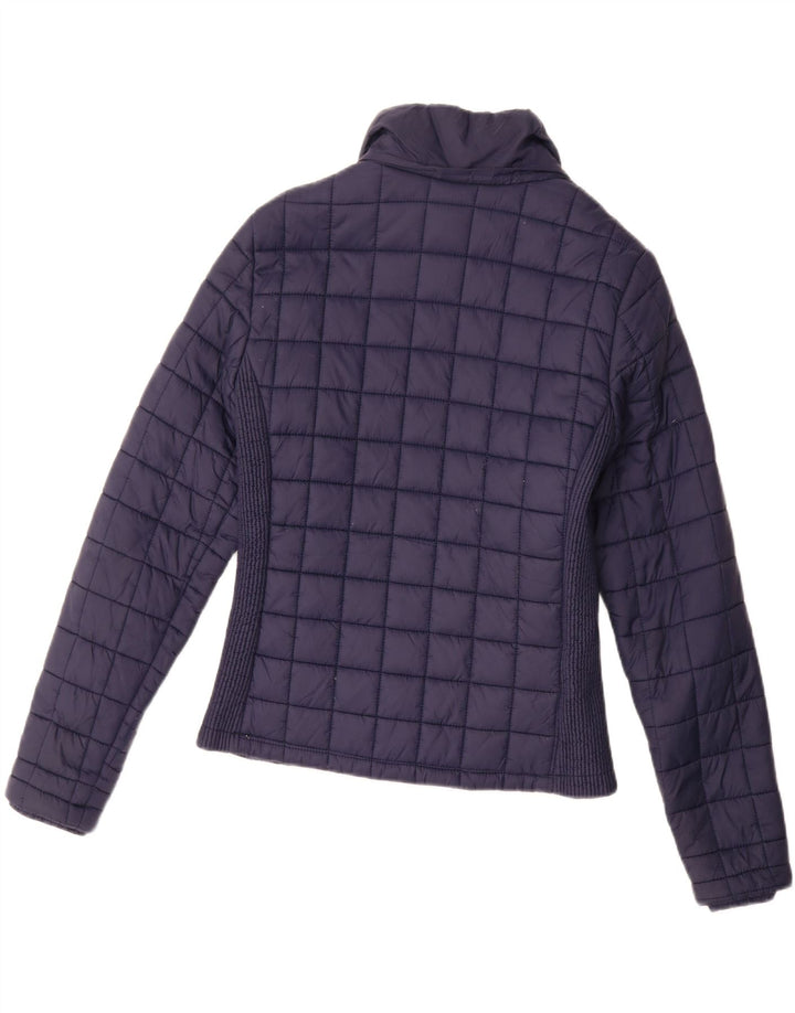 Jachetă căptușită pentru femei SUPERDRY UK 12 Medium Navy Blue Marine