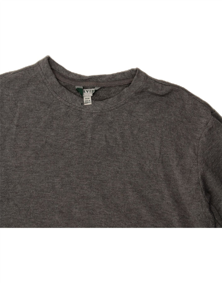 ORVIS Womens Oversized Sweatshirt Jumper UK 10 Small Grey Polyester Vintage Orvis and Second-Hand Orvis from Messina Hembry 
