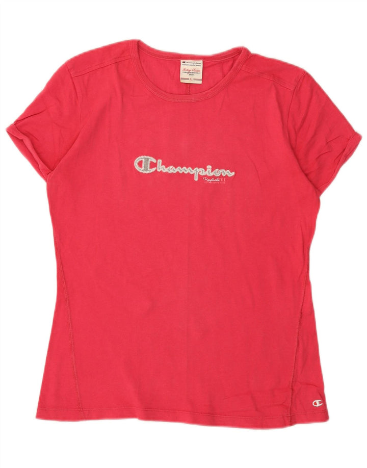 CHAMPION Tricou cu grafic Heritage Classics pentru femei Top UK 14 Large Pink