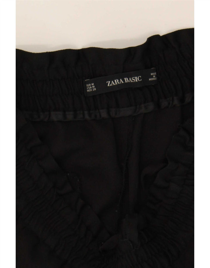 Pantaloni de trening Zara pentru femei UK 12 Medium Black Colorblock