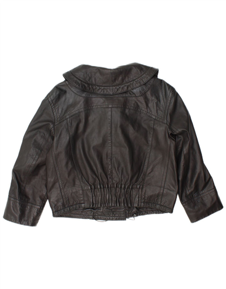 Jachetă JCC pentru femei Crop, mânecă 3/4, dublu, IT 44 Medium Black