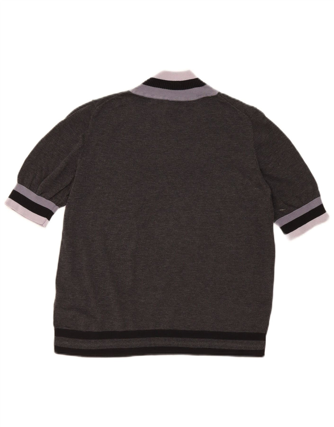 Pulover Cos pentru femei cu gât țestoasă UK 14 Medium Gri Colorblock