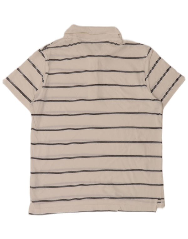 Tricou polo Adidas pentru bărbați Marea Britanie 40/42 Bumbac cu dungi albe medii