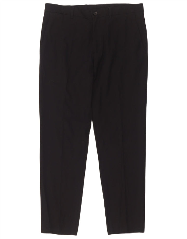 Pantaloni chino slim pentru bărbați Zara EU 40 Mediu L31 L29 Negru