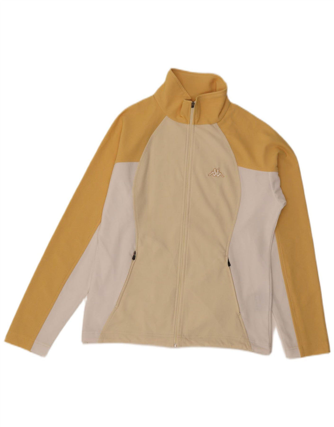 Trening complet Kappa pentru femei UK 14 Medium Yellow Colorblock Poliester