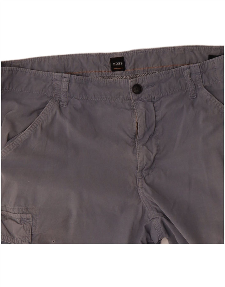 Pantaloni scurți cargo HUGO BOSS pentru bărbați W38 XL albastru