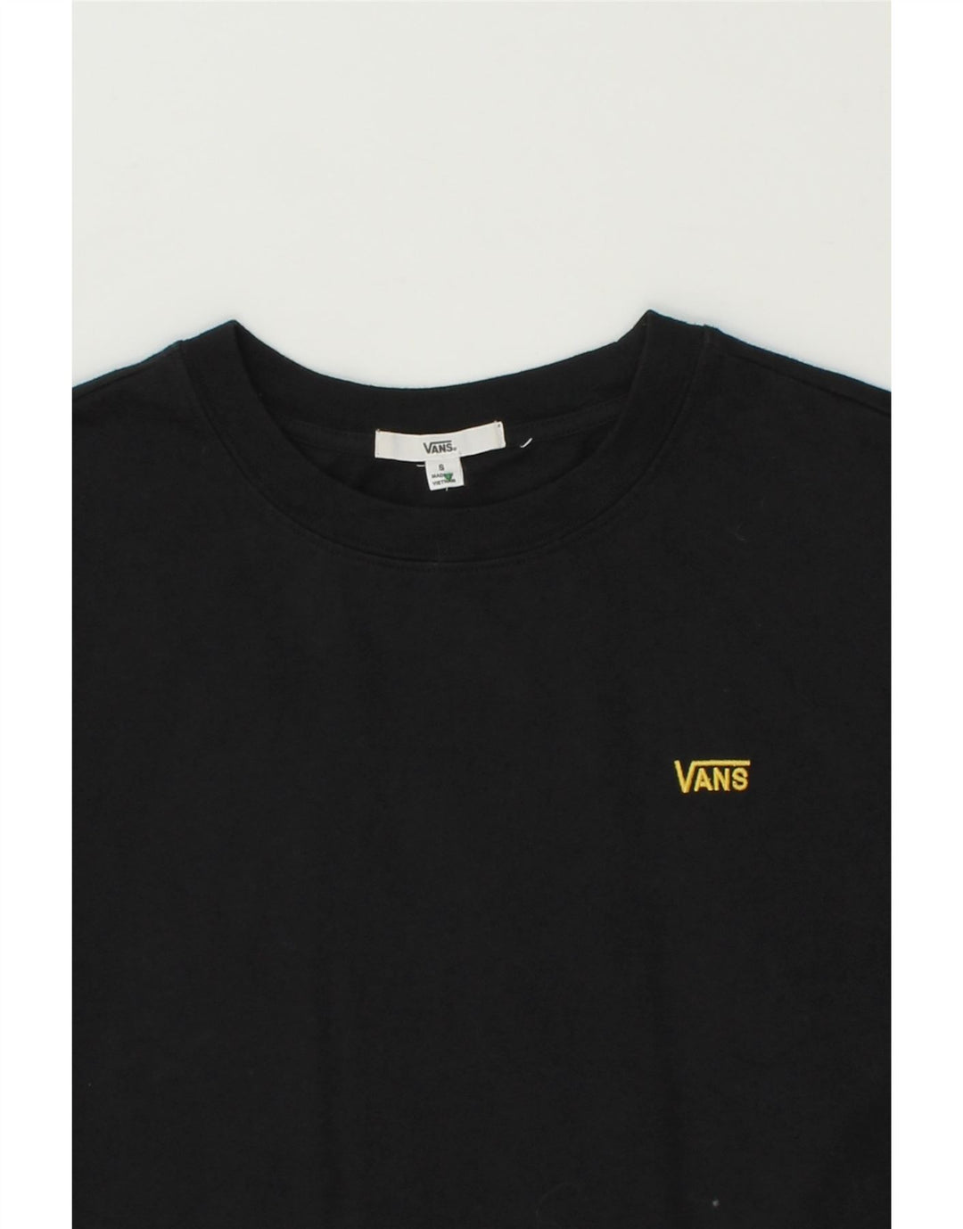 VANS Mens Graphic T-Shirt Top Small Black Cotton Vintage Vans and Second-Hand Vans from Messina Hembry 