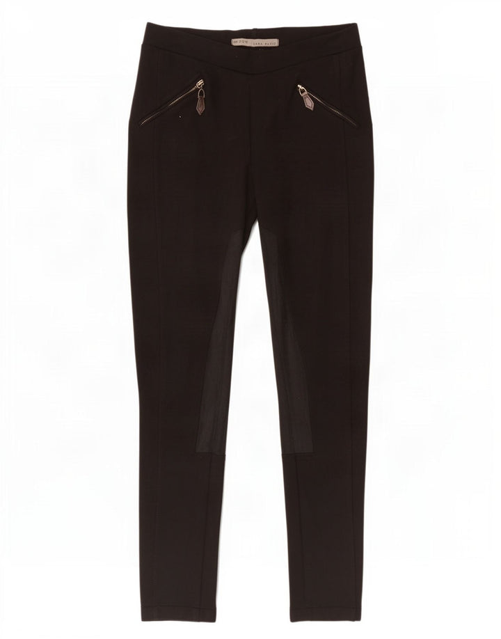 Leggings pentru femei Zara UK 12 Medium Black