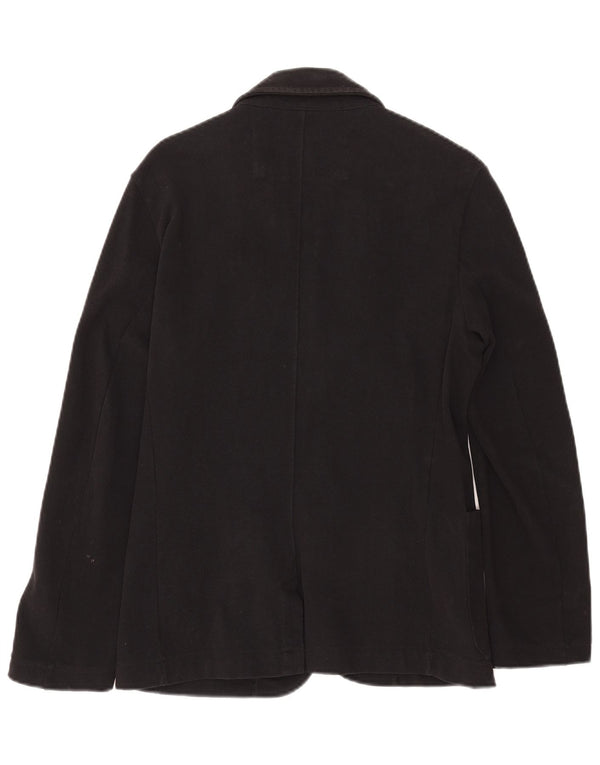 Jachetă pentru bărbați Guess, slim fit, cu 2 nasturi, UK 32 2XS, bumbac negru