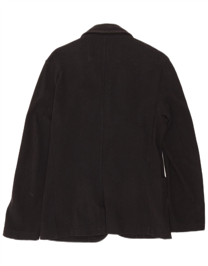 Jachetă pentru bărbați Guess, slim fit, cu 2 nasturi, UK 32 2XS, bumbac negru