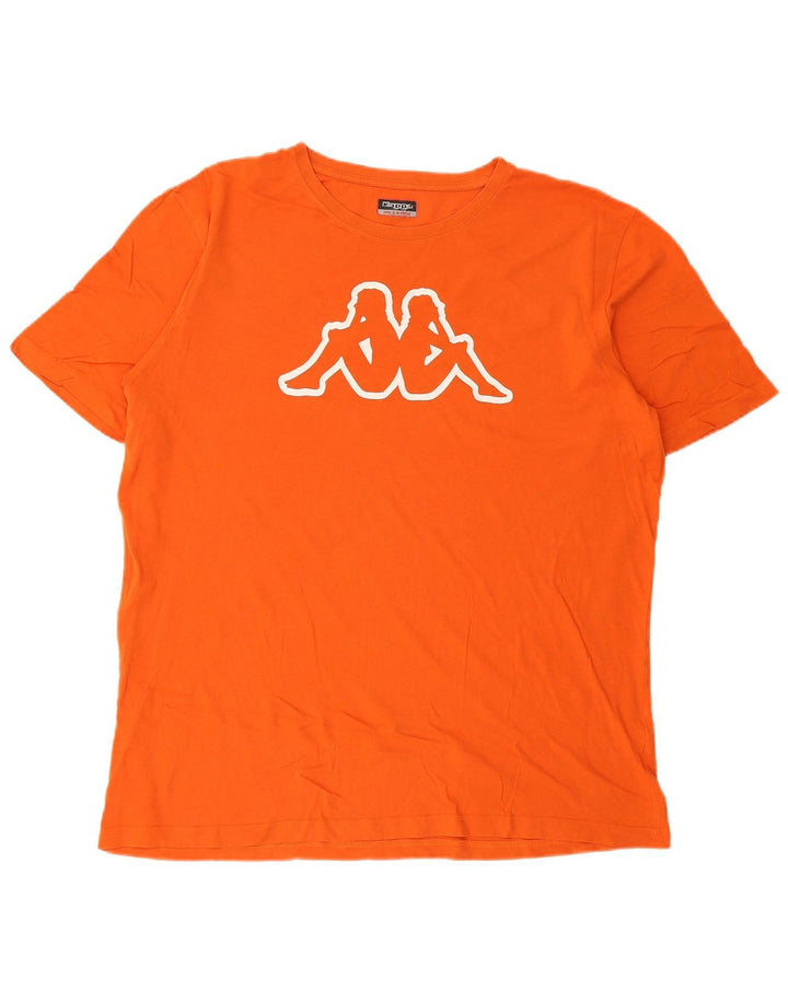 Tricou grafic pentru bărbați Kappa Top 2XL Portocaliu