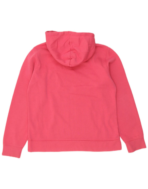Pulover cu glugă cu grafic pentru femei Champion UK 18 XL bumbac roz