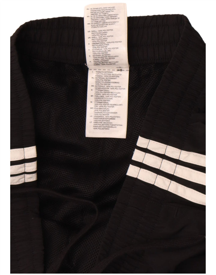Pantaloni de trening Adidas pentru bărbați Joggeri poliester mediu negru