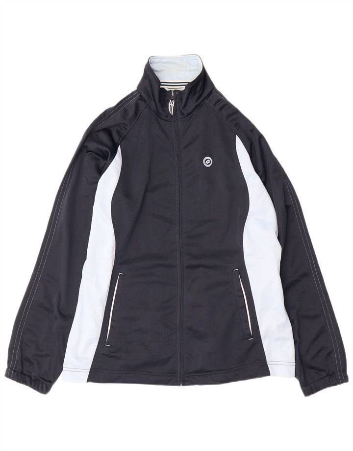 Trening complet pentru femei LOTTO UK 18 XL bleumarin poliester color bloc