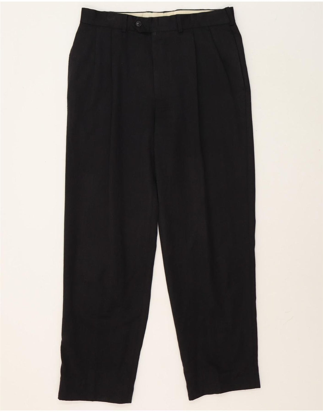 Marks & Spencer Pantaloni de costum pentru bărbați L34 L30 Lână gri