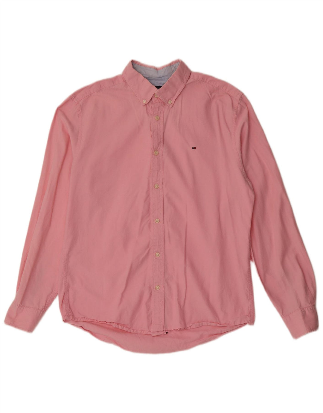 Cămașă Tommy Hilfiger pentru bărbați, roz mediu
