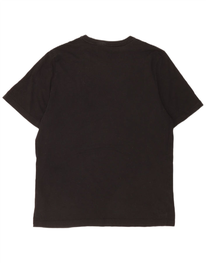 Tricou grafic Puma pentru bărbați Top mare din bumbac negru