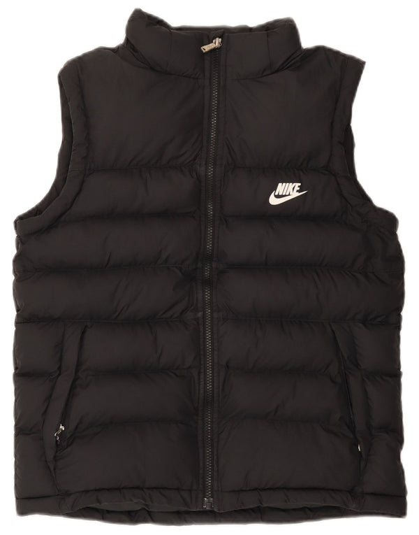 Gilet căptușit pentru băieți Nike 13-14 ani XL poliester negru