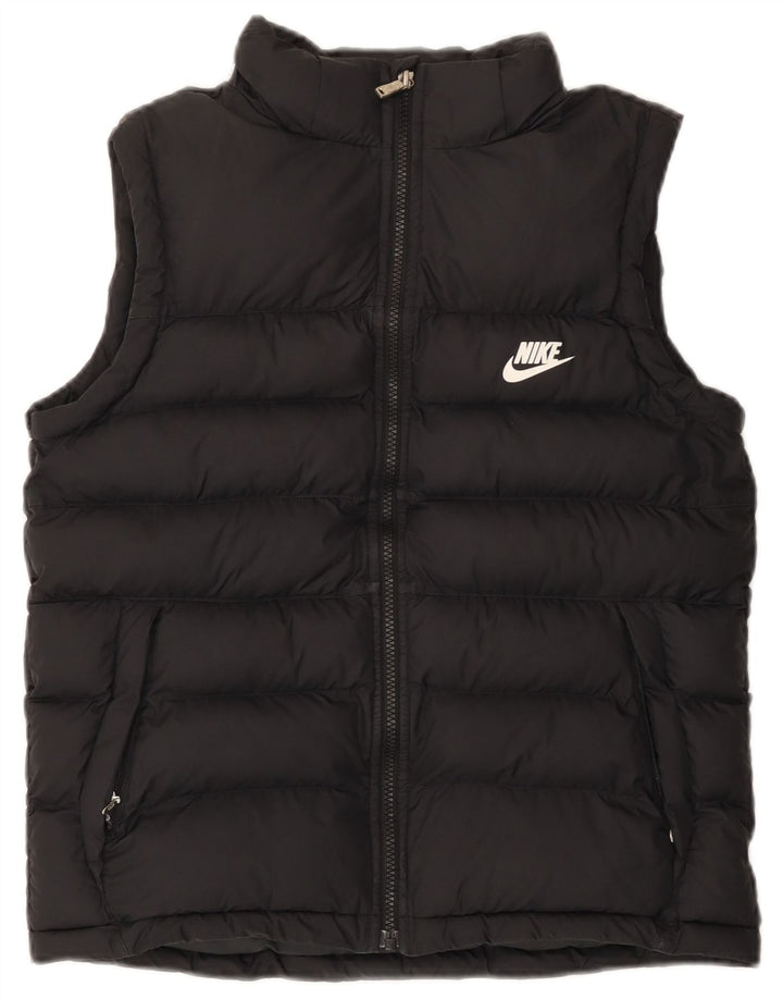 Gilet căptușit pentru băieți Nike 13-14 ani XL poliester negru