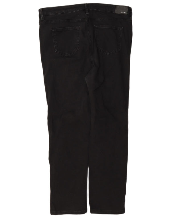 Blugi drepti pentru femei Marks & Spencer The Sophia UK 18 XL W36 L28 Negri