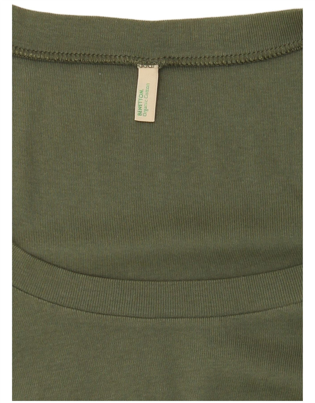 Tricou Benetton pentru femei Top UK 10 Small Khaki