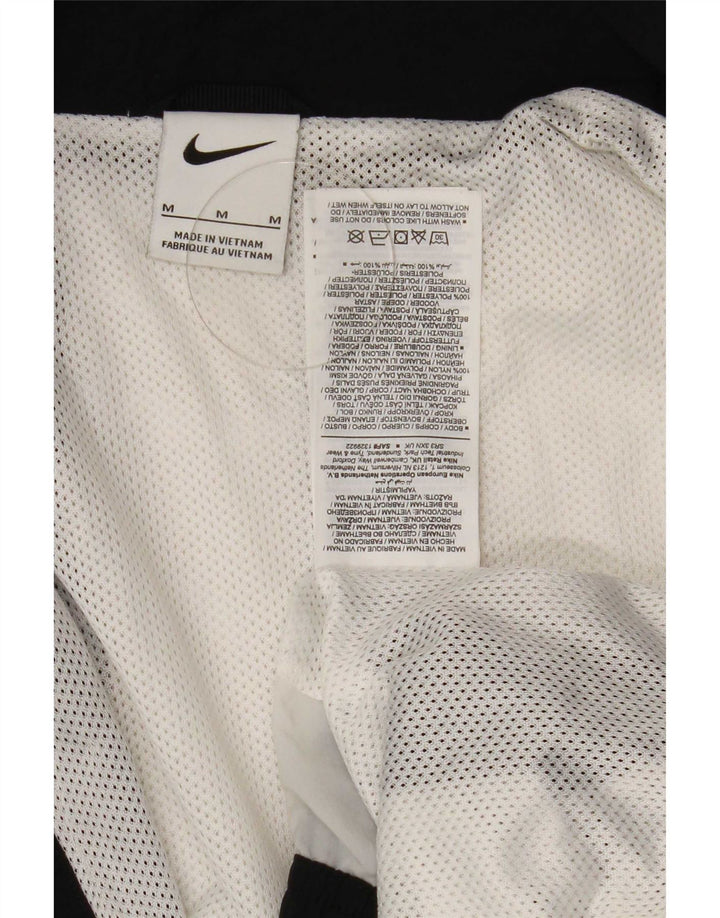 Jachetă de trening grafică Nike pentru bărbați, nailon mediu negru