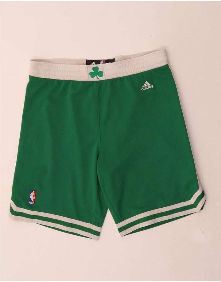 Pantaloni scurți sport adidas Boston Celtics pentru bărbați, poliester mici, verzi