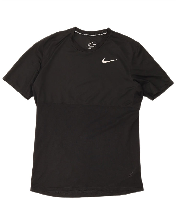 Tricou Nike Dri Fit pentru bărbați Top Mediu Negru Poliester Sport