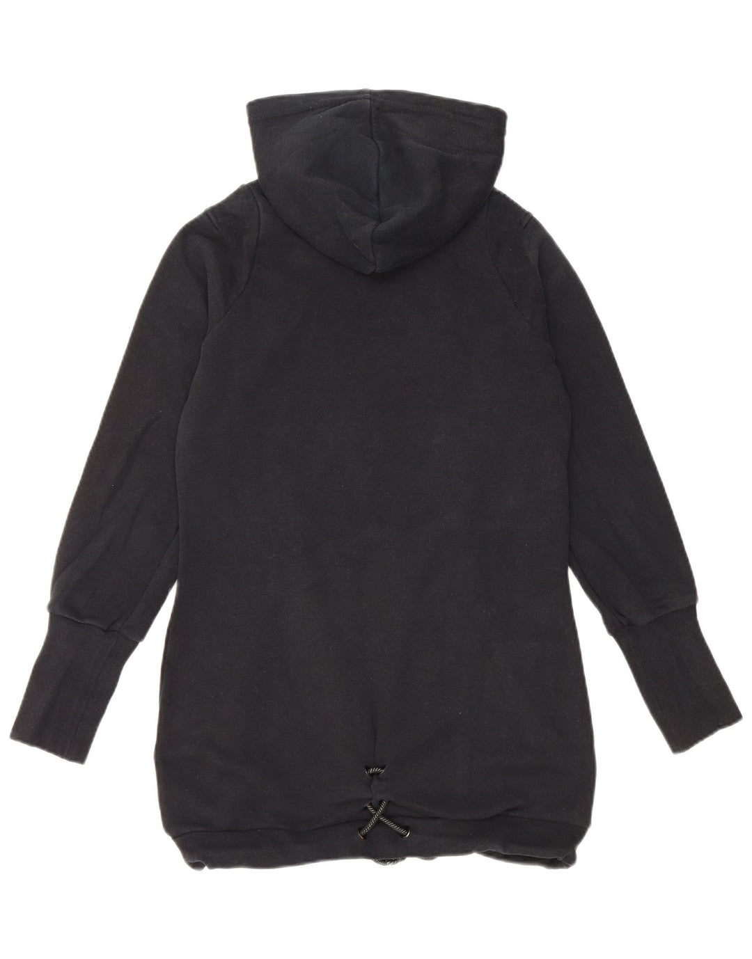 Pulover cu glugă grafic Adidas pentru femei IT 44 Medium Black