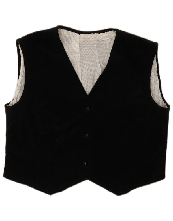 Vestă VINTAGE pentru femei UK 10 Small Black