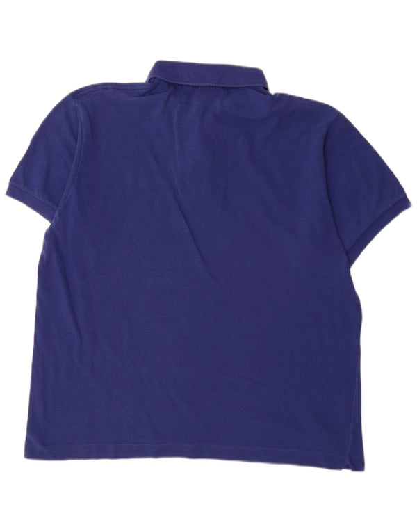 Tricou polo Lacoste Classic Fit pentru bărbați Mărimea 6 XL Bumbac albastru