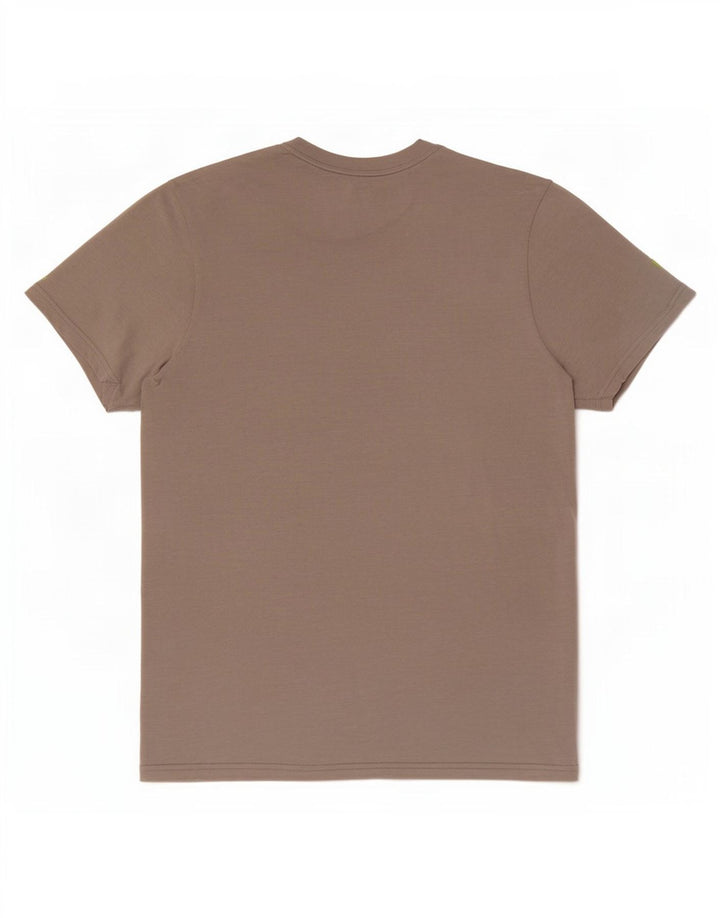 Tricou grafic pentru bărbați Adidas Top mare poliester maro