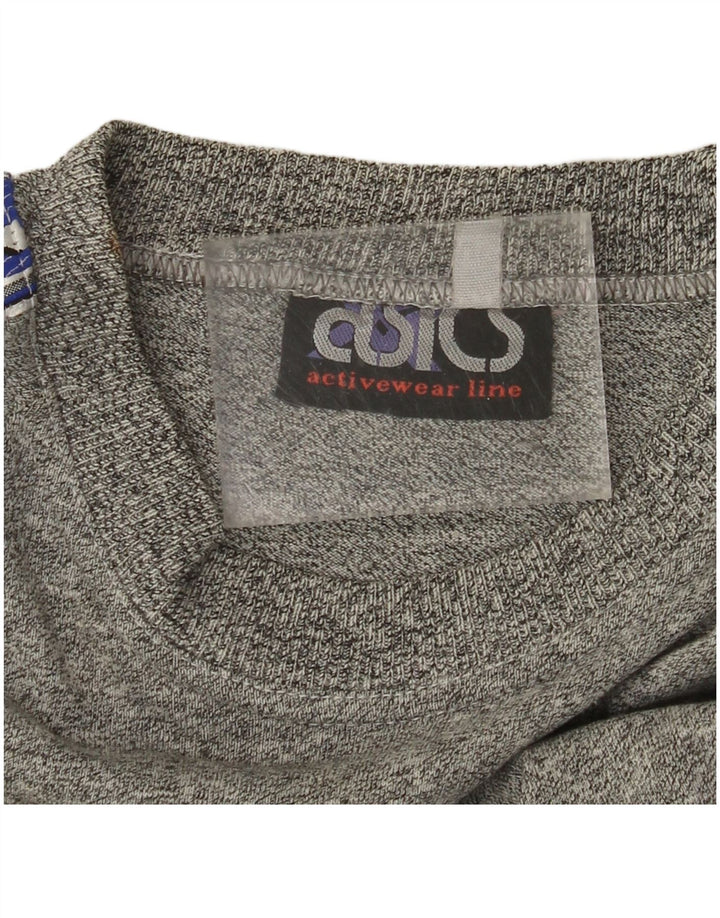 Tricou grafic ASICS pentru bărbați Top mic gri cu pete