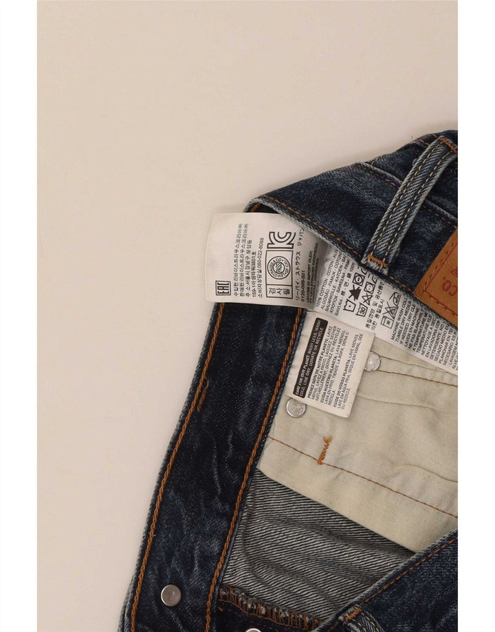 Pantaloni de damă Levi's Denim Hot Pants W29, bumbac albastru mediu