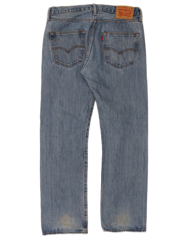 Blugi drepti pentru bărbați Levi's 501 W32 L30 Bumbac albastru