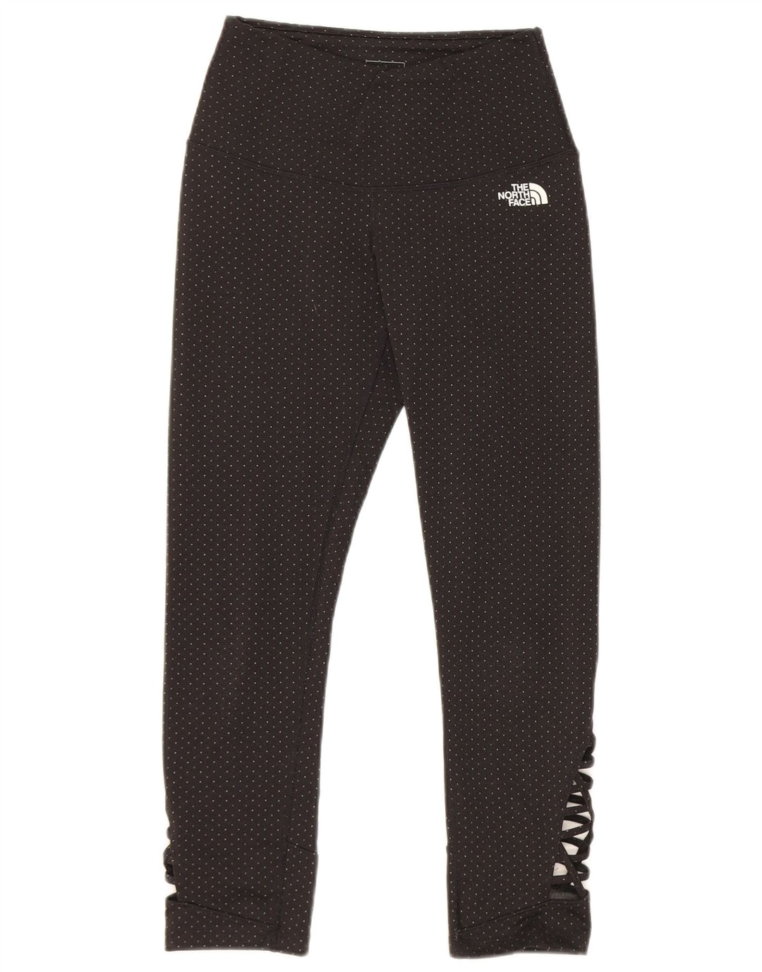 Leggings crop pentru femei The North Face UK 8 Small Black Spotted Poliester